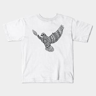 Dove (Design on Back) Kids T-Shirt